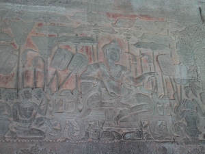 Bas-Relief at Angkor Wat: Commander