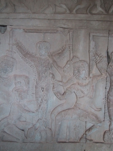 Bas-Relief at Angkor Wat: Sinners Driven Full of Nails