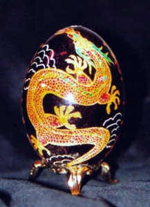 Painted Egg Draft Dragon