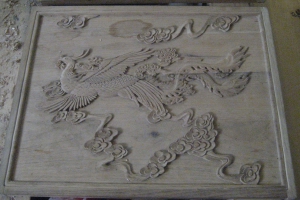 Xi'an Lacquer Phoenix Carving