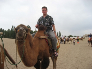 Mike on a Dunhuang Camel