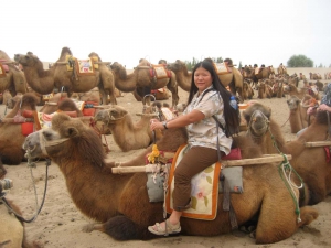 Tien Boarding A Dunhuang Camel