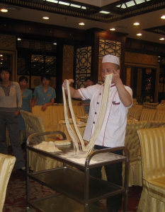 Lanzhou Chef Pulling Noodles
