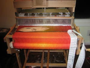 Liquid Fire on the loom
