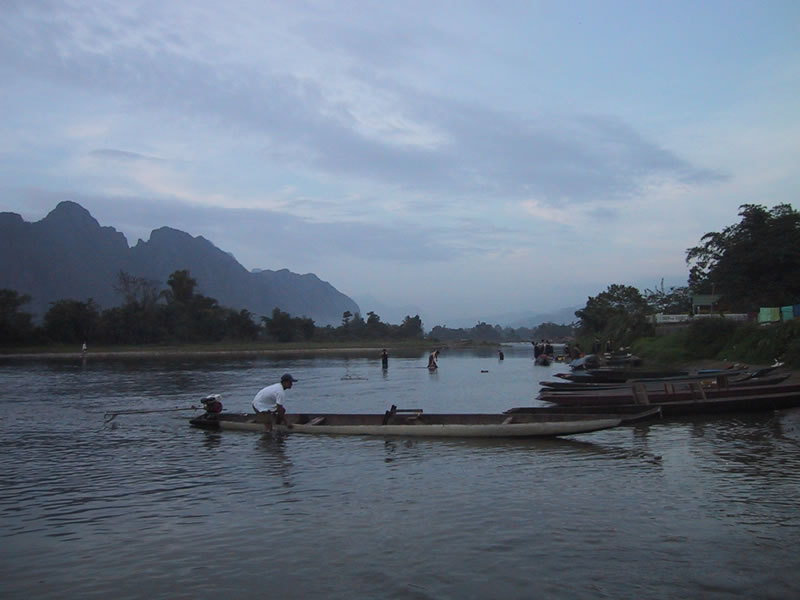Fisherman on Mekong