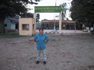 Tien at Vietnam Border