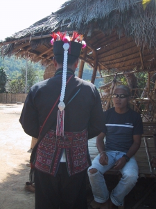 Back of an Akha Man's Outfit