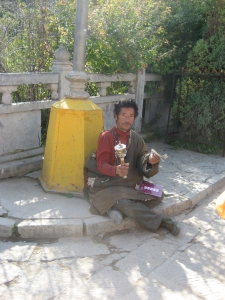 Xining Kumbum Beggar