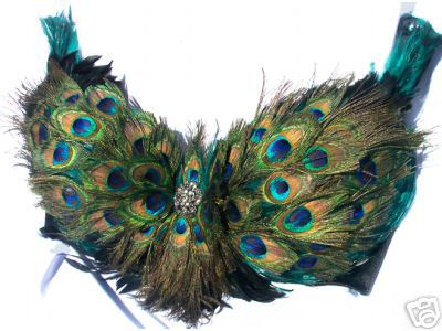 Peacock bra