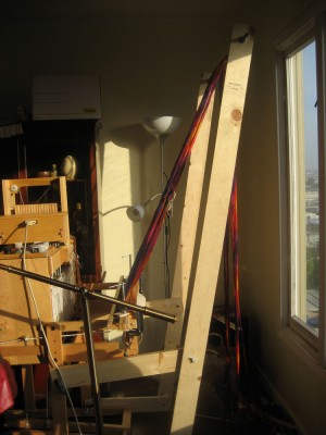 Photo of a weaving trapeze