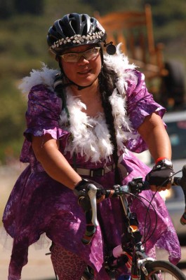 AIDS Lifecycle Day 3 tutu, photo by Brian Hodes