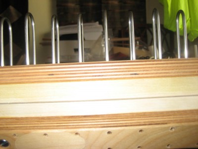 closeup of sectional beam