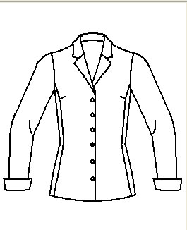 Computer generated image of the coat