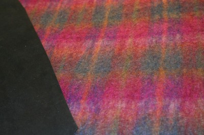 Brushed mohair fabric for the "practice" coat