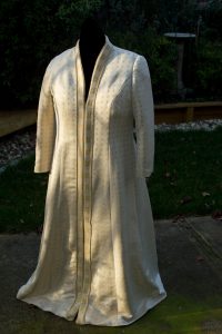 Handwoven wedding dress, coat portion - "Eternal Love"