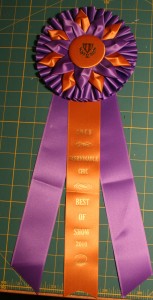"Best in Show" CNCH prize ribbon