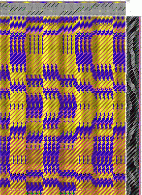 playing with network drafted doubleweave, shaded twills