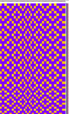 4 color doubleweave pattern, original