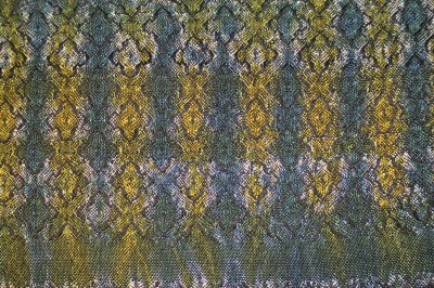woven shibori sample - previously done - bottom side
