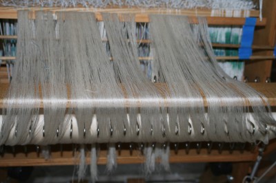 cotton-wrapped polyester warp, ready to thread!