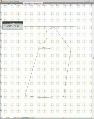 coat pattern, before alterations