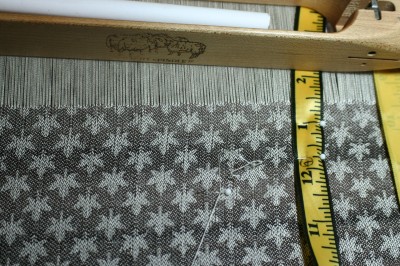 woven panel, 49.5 inches long, exactly as predicted!