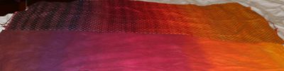 handwoven panel, top; flannel mockup, bottom