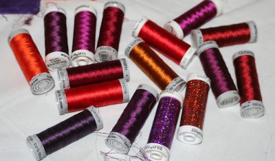 lots of rayon embroidery thread!