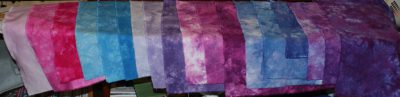 18 fat quarters, LWI dyed