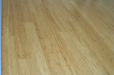 stranded bamboo flooring, viewed lengthwise