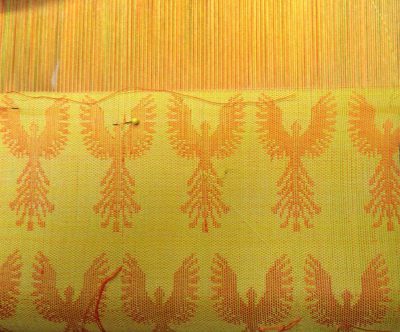 handwoven phoenix fabric