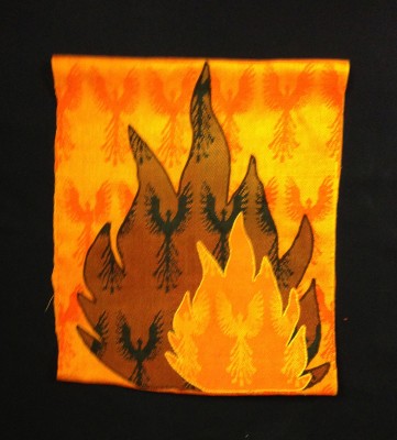 wall hanging -cropped to flames