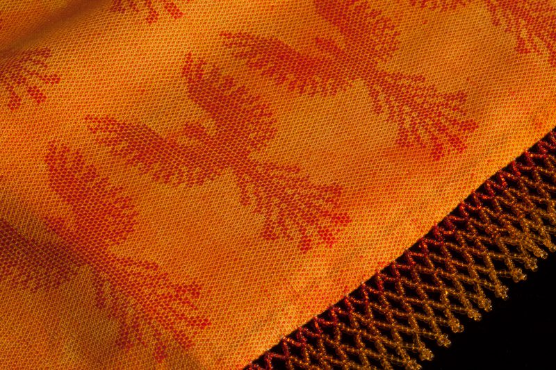 In the Inferno scarf - closeup