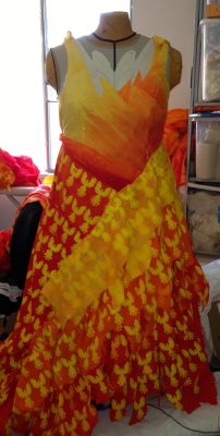 front of new muslin for Phoenix Rising