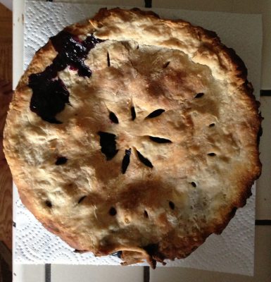 Blueberry pie!