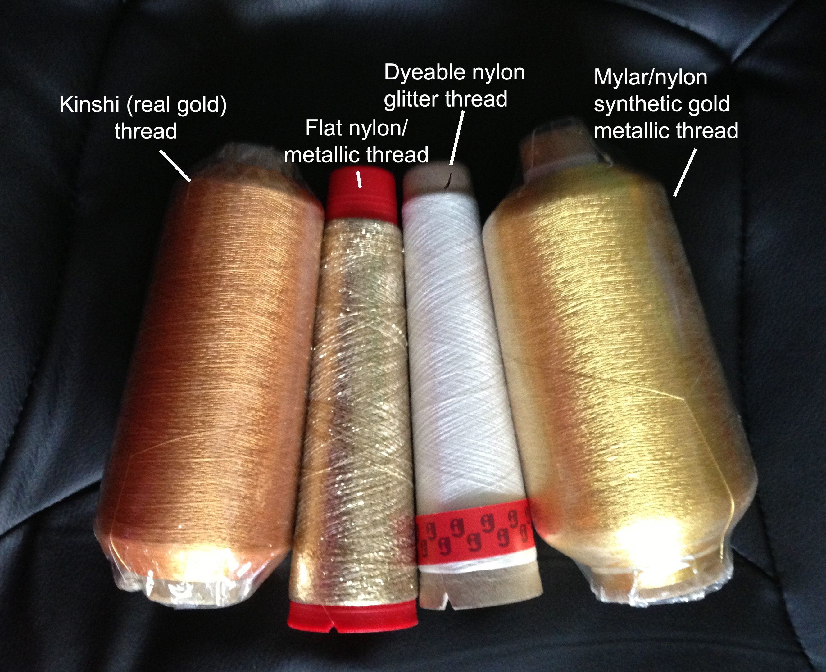 Metallic Thread Gold - Creadoodle