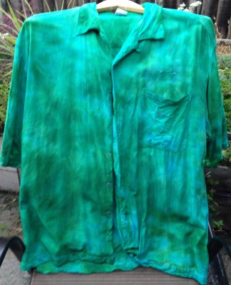 another turquoise and emerald shirt