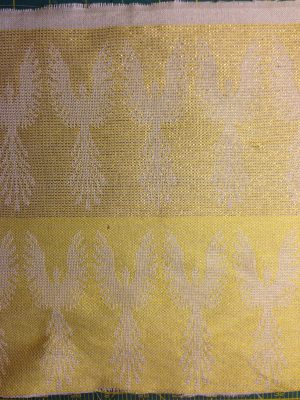phoenix fabric - undyed - yellow weft