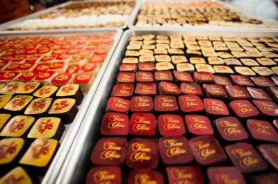 trays of chocolates!