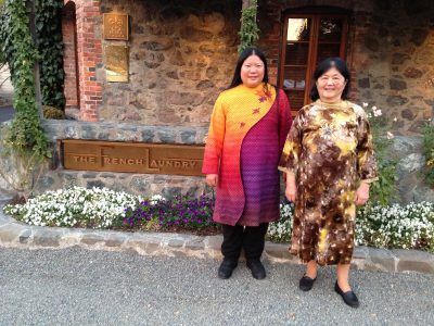 Me and my mom at The French Laundry