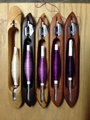 five shades of purple weft