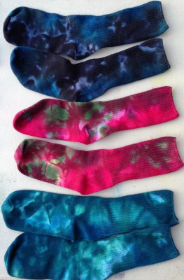 tie-dye socks!