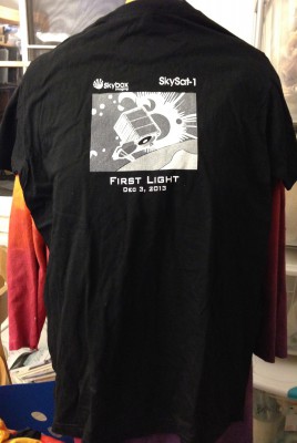 SkySat-1 First Light T-shirt
