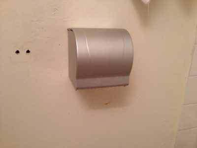 armored toilet paper dispenser