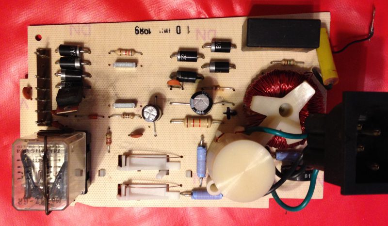 repaired circuit board for knitting machine motor