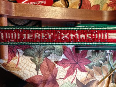 Inkle-woven holiday wishes
