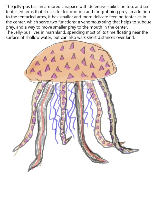 The armored jellypus