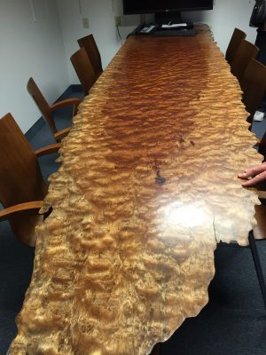 Another of the wonderful conference room tables at Schiffer Publishing