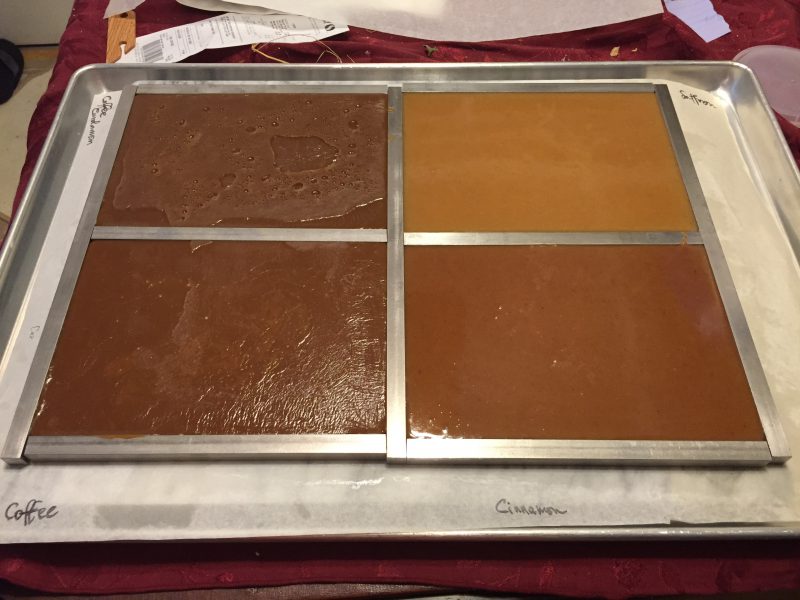 four flavors of caramel