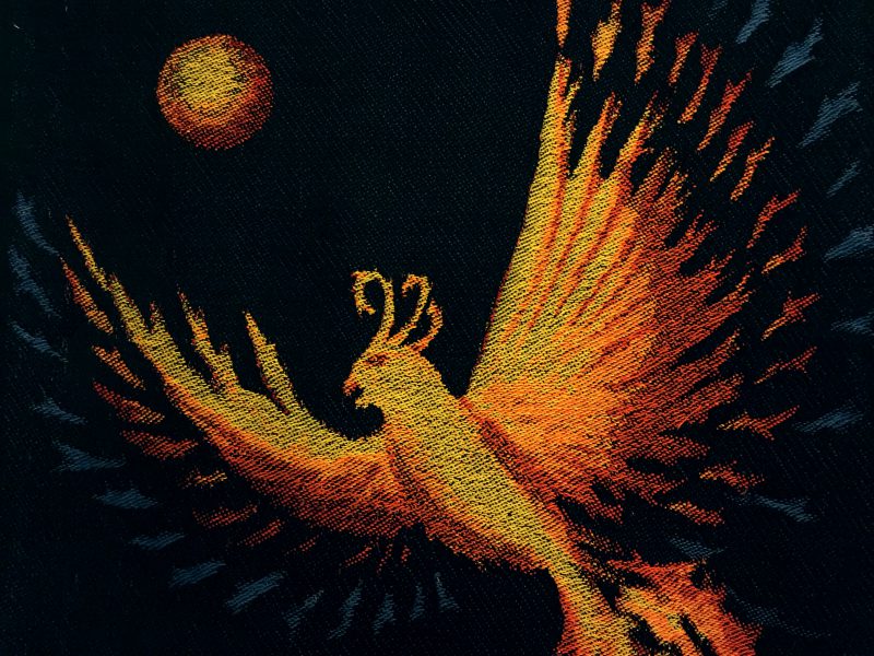 top of handwoven phoenix